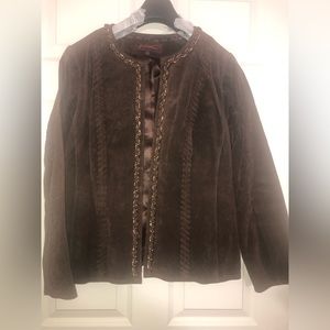 Women’s suede blazer